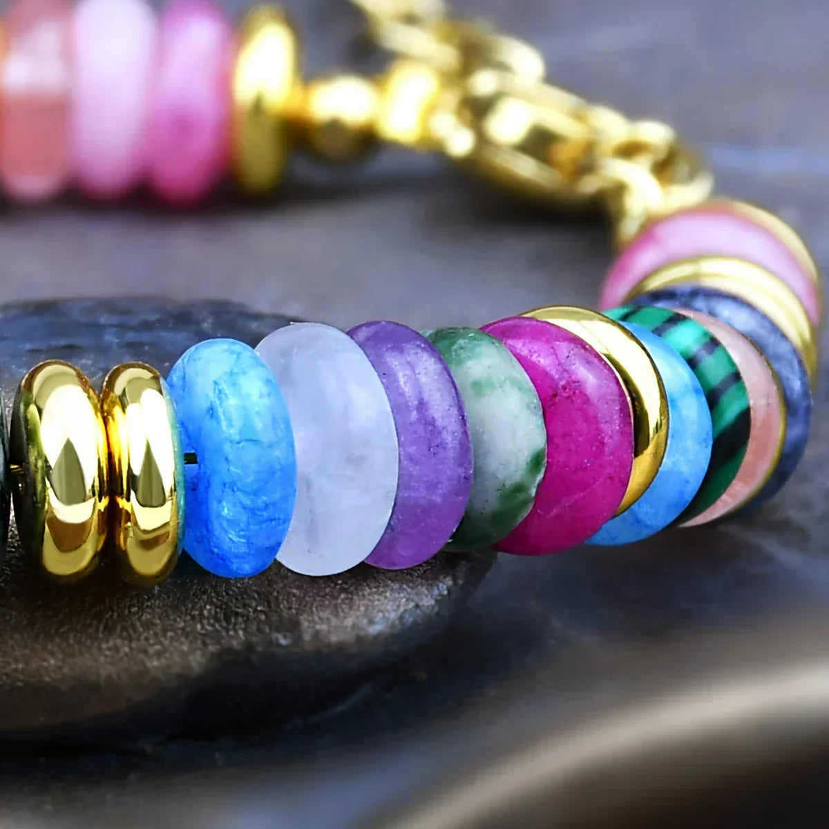 Color Pop Bracelet | Støt brystkræft